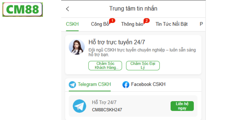 Bộ phận chăm sóc khách hàng 24_7